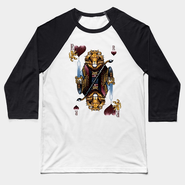 Richard the Lionheart Baseball T-Shirt by georgeslemercenaire